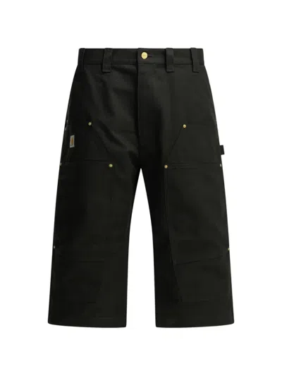 Junya Watanabe Man X Carhartt Work Pants Trousers Black In Green