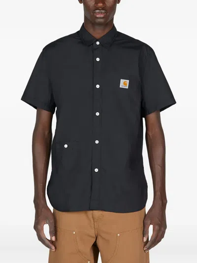 Junya Watanabe X Carhartt Short-sleeve Pocket Shirt In Black