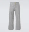 Junya Watanabe X Carhartt Striped Cotton Straight Pants In Multi