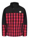Junya Watanabe Checkered Cotton Jacket In Red