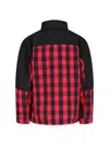 Junya Watanabe Checkered Cotton Jacket In Red