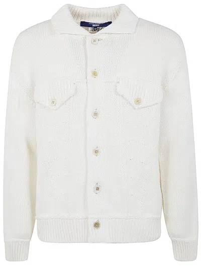 Junya Watanabe X Comme Des Garçons Denim Cardigan Clothing In White