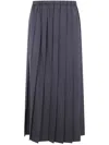 Junya Watanabe X Comme Des Garçons Pleated Long Skirt Clothing In Black