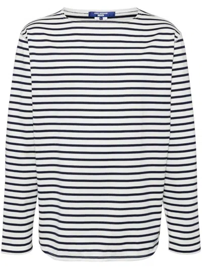 Junya Watanabe X Comme Des Garçons Striped Long-sleeved T-shirt Clothing In Multicolour