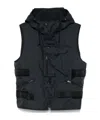 Junya Watanabe X C. P. Company Detachable-panel Gilet In Black
