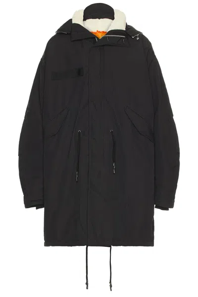 Junya Watanabe X Cp Company Parka In Black