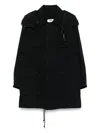 Junya Watanabe Men's Nylon Parka Coat In Black