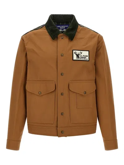 Junya Watanabe X Filson Check-wool Jacket In Brown