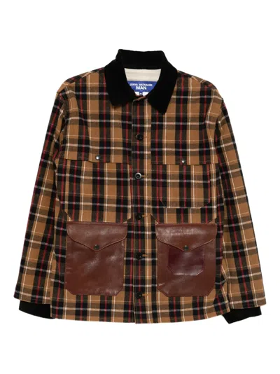 Junya Watanabe X Filson Checked Flannel Jacket In Brown