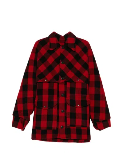 Junya Watanabe X Filson Garment Checked Wool Jacket In Multi