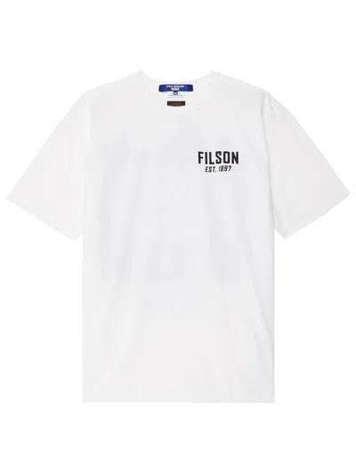 Junya Watanabe X Filson Graphic-print Cotton Jersey T-shirt In White