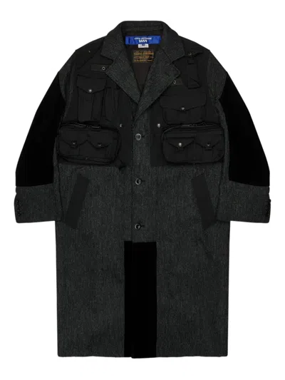 Junya Watanabe X Filson Pocket Panelled Coat In Blue