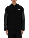 Junya Watanabe Man X Flap Sweatshirt In Black