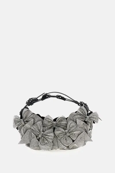 Junya Watanabe X Inner Room Shimmer Strass Shoulder Bag In Silver