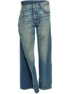 Junya Watanabe Blue Denim Jeans In Blue