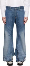 Junya Watanabe Blue Levi's Edition Garment Treated W Name Jeans