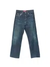Junya Watanabe X Levis Patchwork Denim Jeans In Blue