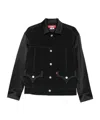 Junya Watanabe Black Drill Jacket With Wool Lining In Multi