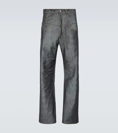 Junya Watanabe X Levi's® Cotton Twill Straight Pants In Blue