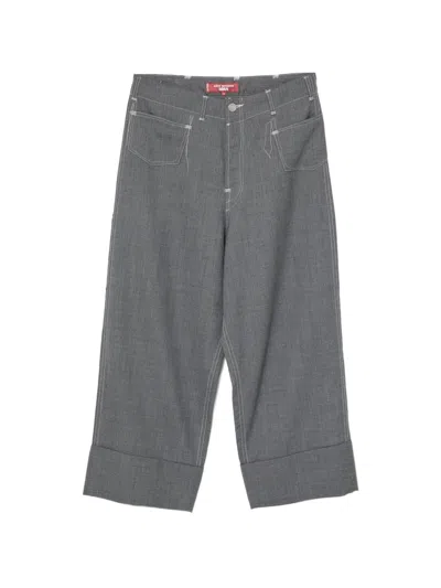 Junya Watanabe X Levi's Cuffed Trousers In Gray