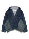 Junya Watanabe Patchwork Denim Jacket With Long Sleeves