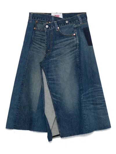 Junya Watanabe Blue Cotton Clothing Skirts
