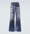 Junya Watanabe X Levi's High-rise Flared Jeans In Blue