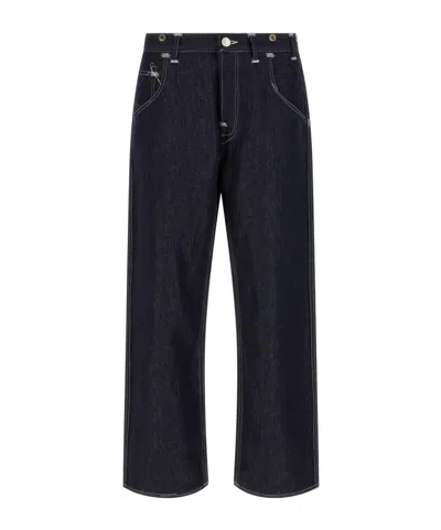 JUNYA WATANABE X LEVIS CONTRAST-STITCH STRAIGHT-LEG JEANS