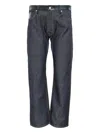 Junya Watanabe X Levi's Leather-patch Jeans In Blue