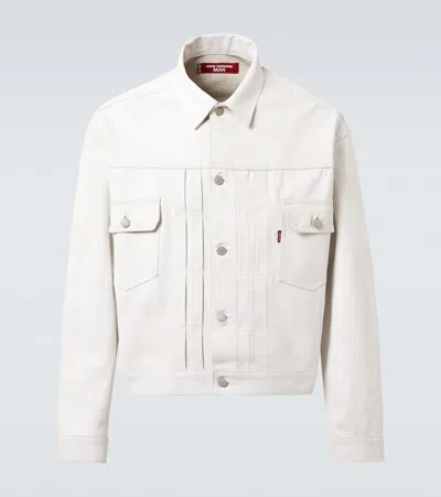 Junya Watanabe X Levi's Oversized Denim Jacket In White