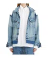 Junya Watanabe Denim Shirt Jacket In Blue