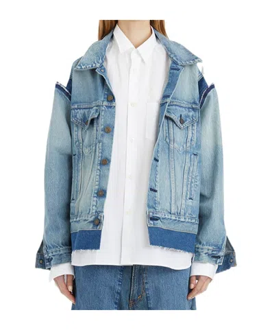 JUNYA WATANABE JUNYA WATANABE X LEVI'S PANELLED DENIM JACKET