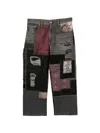 Junya Watanabe X Levi's Patchwork Jeans In Black