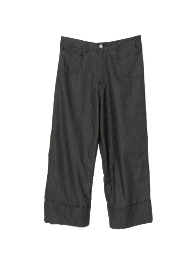 Junya Watanabe X Levi's Pinstripe Trousers In Black