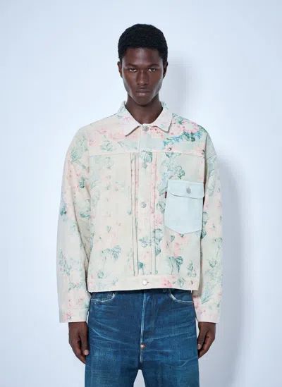 Junya Watanabe X Levi's Roses Type 1 Jacket In Beige