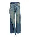 Junya Watanabe Blue Denim Jeans In Blue