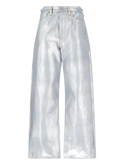 JUNYA WATANABE X LEVI'S STRAUSS LOGO STRAIGHT JEANS