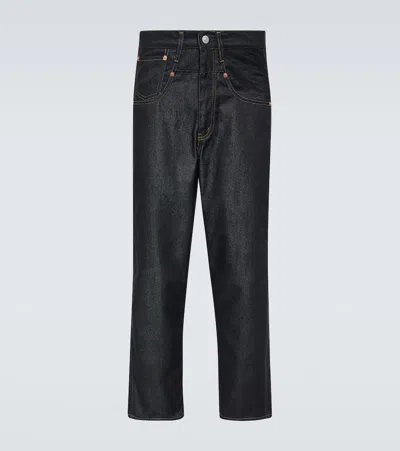 Junya Watanabe X Levi's® Technical Straight Pants In Navy/white