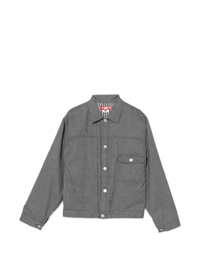 Junya Watanabe X Levi's Wool Shirt Jacket In Gray
