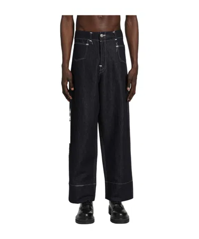 Junya Watanabe X Levis Contrast-stitch Jeans In Black