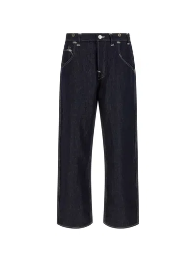 Junya Watanabe X Levis Contrast-stitch Straight-leg Jeans In Black