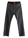 Junya Watanabe X Levi's® Corduroy-insert Jeans In Gray