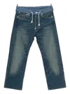 Junya Watanabe Belt-loop Jeans In Blue