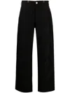 Junya Watanabe X Levis Logo-patch Wide-leg Jeans In Schwarz