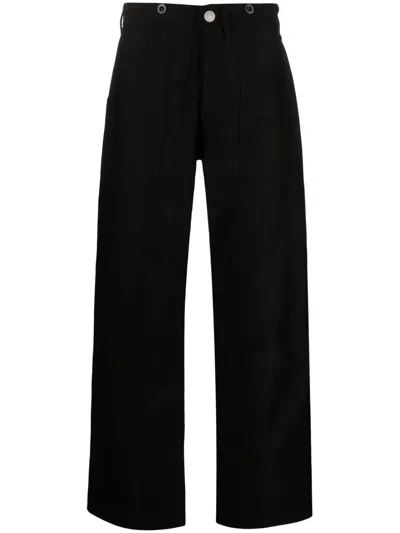 Junya Watanabe X Levis Logo-patch Wide-leg Jeans In Black