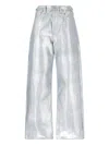 Junya Watanabe X Levis Strauss Logo Straight Jeans In Metallic