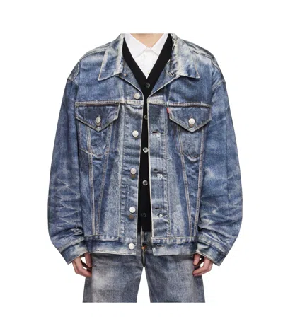 JUNYA WATANABE JUNYA WATANABE X LEVIS VINTAGE EFFECT DENIM JACKET
