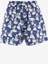 Junya Watanabe X Lousy Livin Cartoon-print Shorts In Red