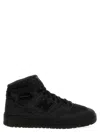 Junya Watanabe High Top Sneakers With Mesh Panels And Rubber Sole In Black