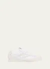 Junya Watanabe X New Balance Mixed Leather Sneakers In White